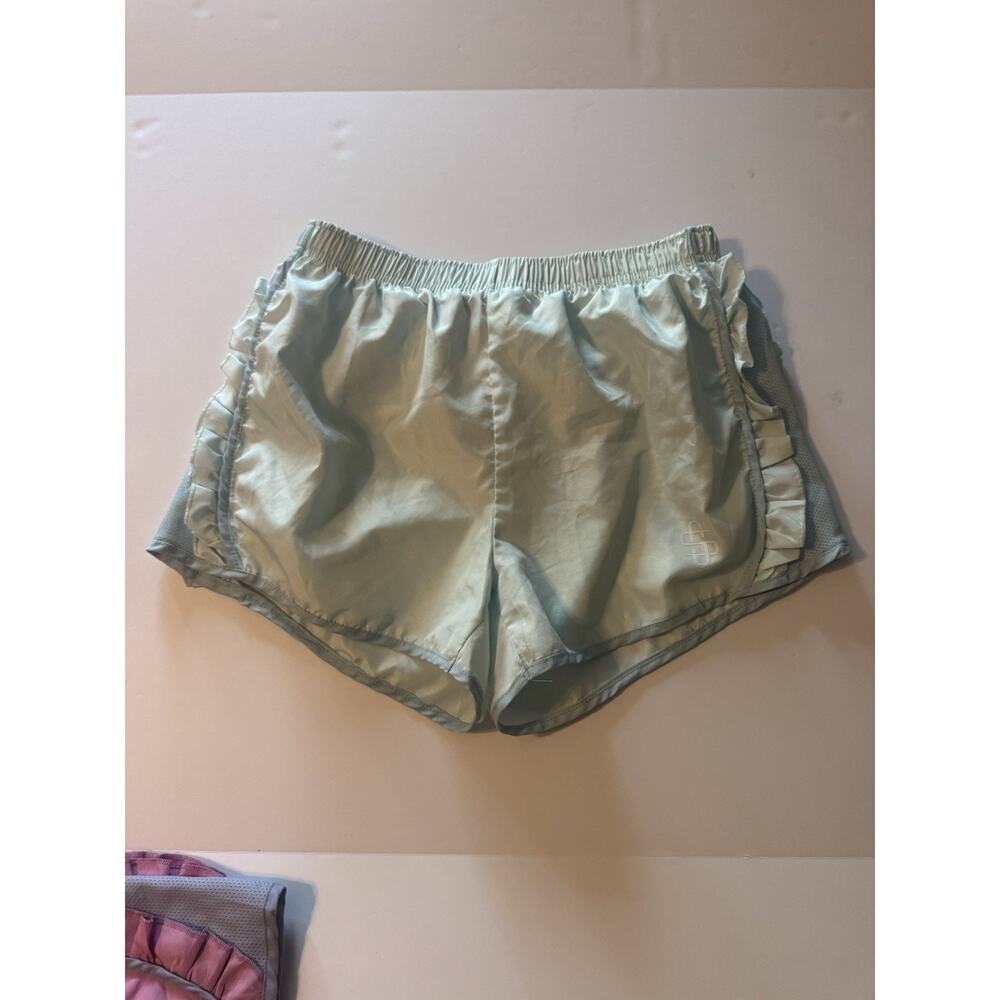 Simply Southern Womens Shorts Lot 2 Small Athletic Ruffle Running Pink Blue - Picture 6 of 9